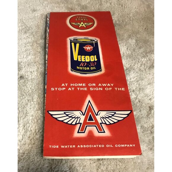 Vintage 1960 Road Map Massachusetts Connecticut Rhode Island - Picture 3 of 4